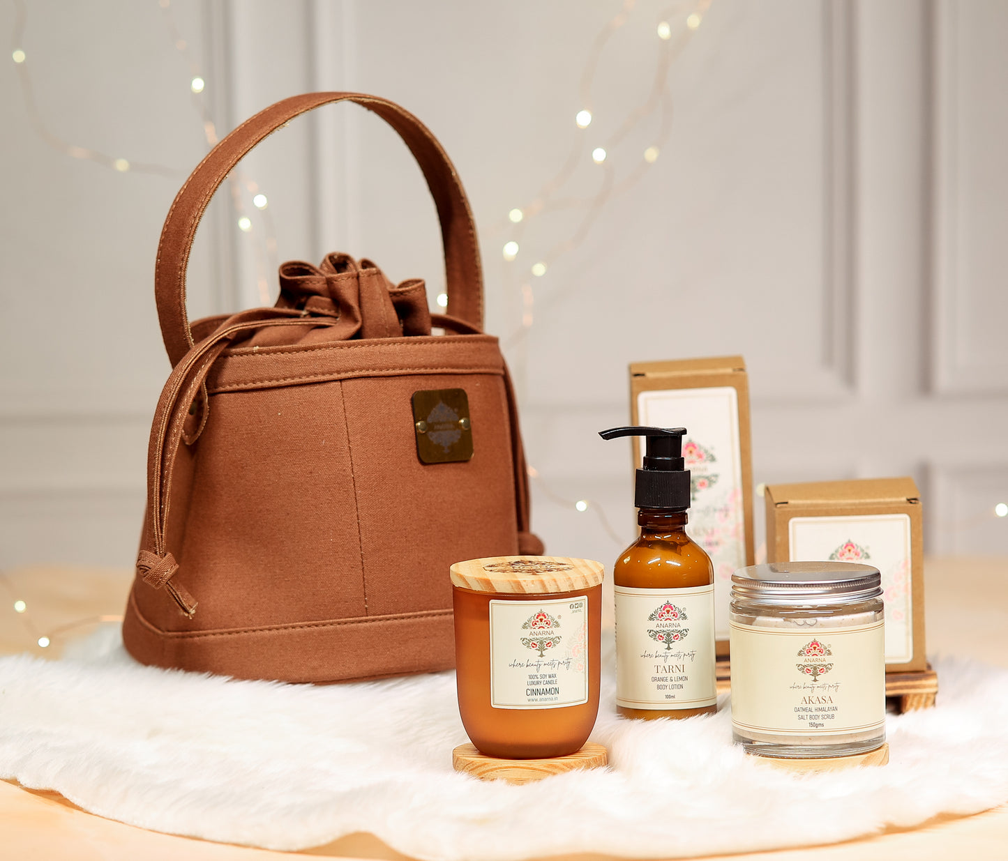 Luxury Aromatic Gift Set | Body Lotion | Fragrance Candle | Body Scrub