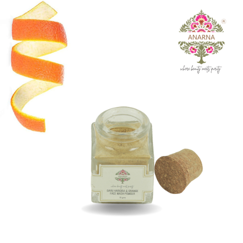 Daru Haridra & Orange Facewash Powder | All Natural | Goodness of Turmeric & Orange