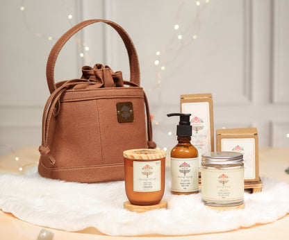 Luxury Aromatic Gift Set | Body Lotion | Fragrance Candle | Body Scrub