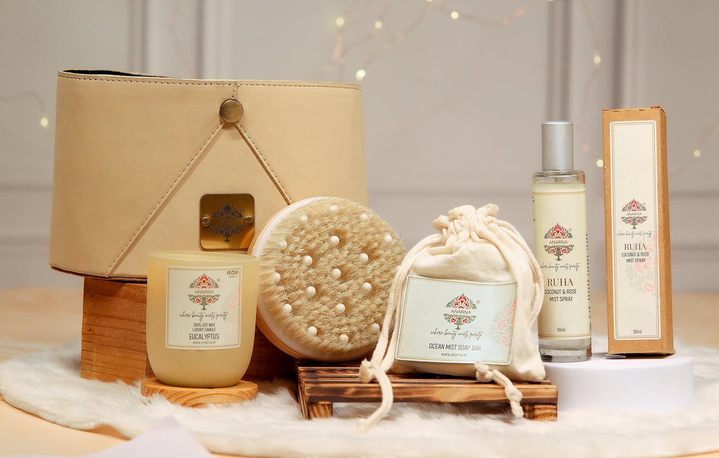 Refresh & Rejuvenate Gift Set | Soap | Mist Spray | Dry Brush | Fragrant Candle