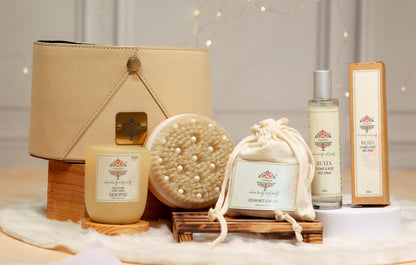 Refresh & Rejuvenate Gift Set | Soap | Mist Spray | Dry Brush | Fragrant Candle