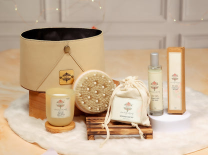 Refresh & Rejuvenate Gift Set | Soap | Mist Spray | Dry Brush | Fragrant Candle
