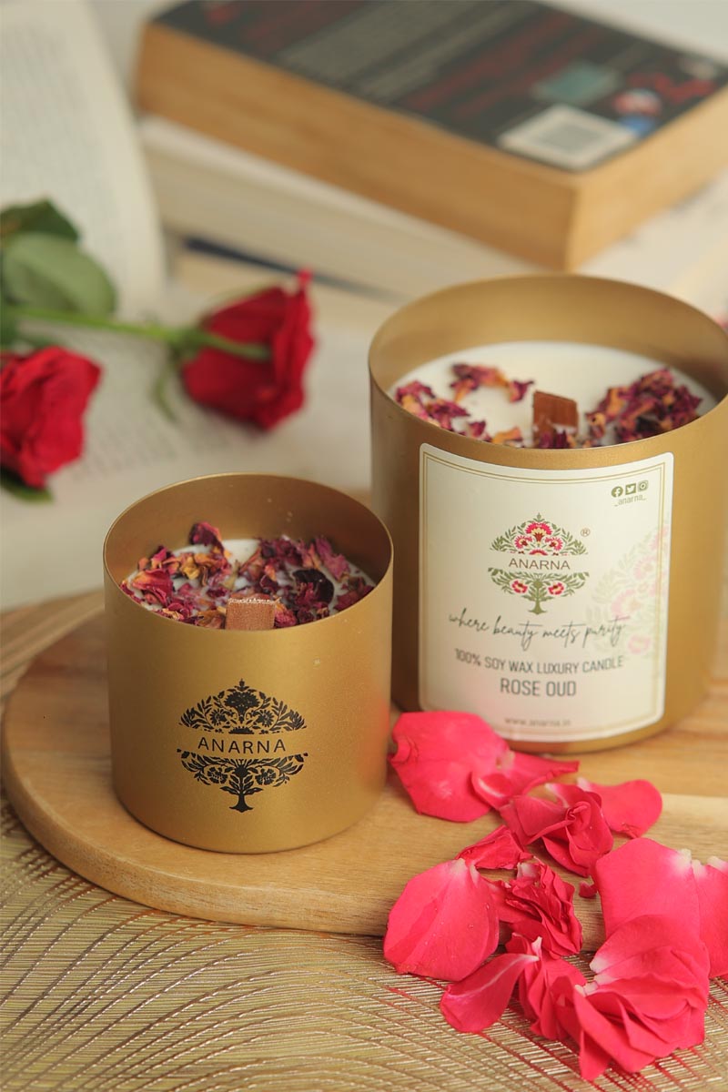 Rose Oud Candle Set