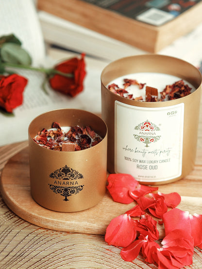 Rose Oud Candle Set