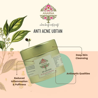 Anti Acne Ubtan | All Natural | Antiseptic | Neem Enriched