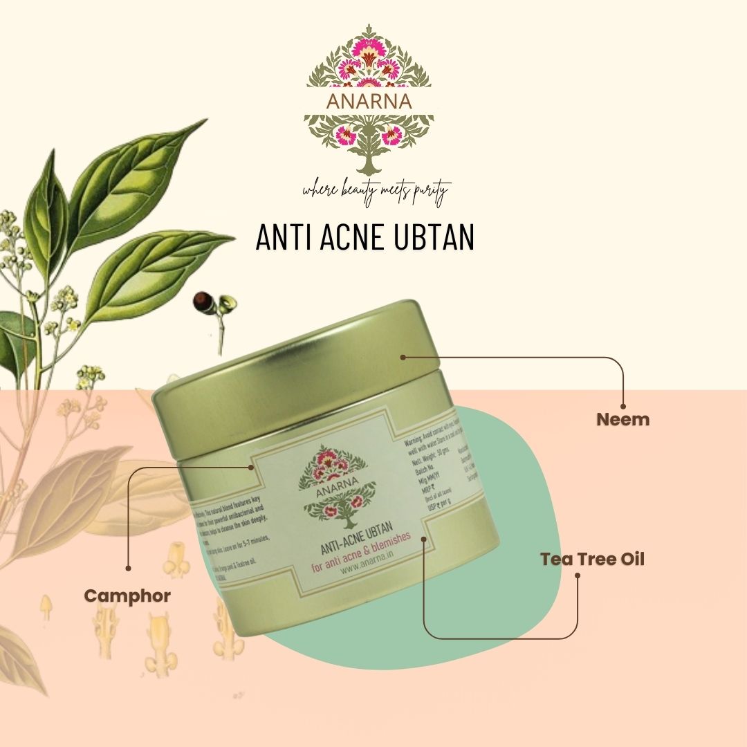 Anti Acne Ubtan | All Natural | Antiseptic | Neem Enriched