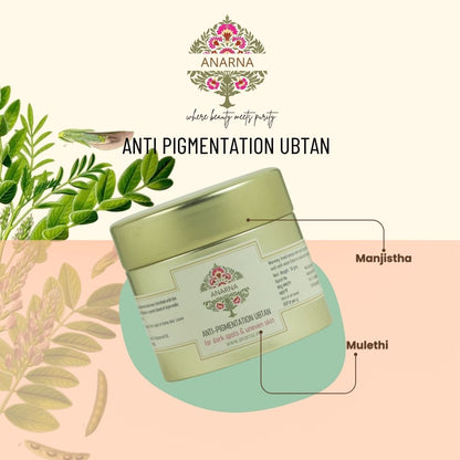 Anti Pigmentation Ubtan | Even Skin Tone | Reduces Pigmentation | Skin Clarifying