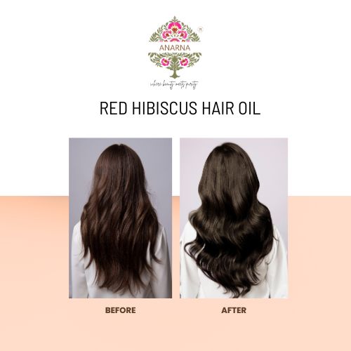 Red Hibiscus Hair Oil | Promotes Hair Growth | Prevents Premature Greying | Strengthens Hair Roots