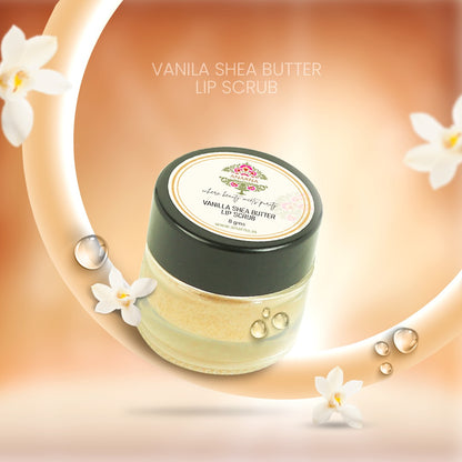 Vanilla Shea Butter Lip Scrub | Removes Dead Skin | Heals Chapped Lips